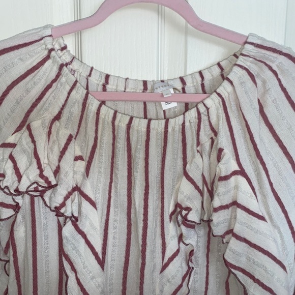 Intropia Striped Ruffled Blouse - Picture 4 of 7